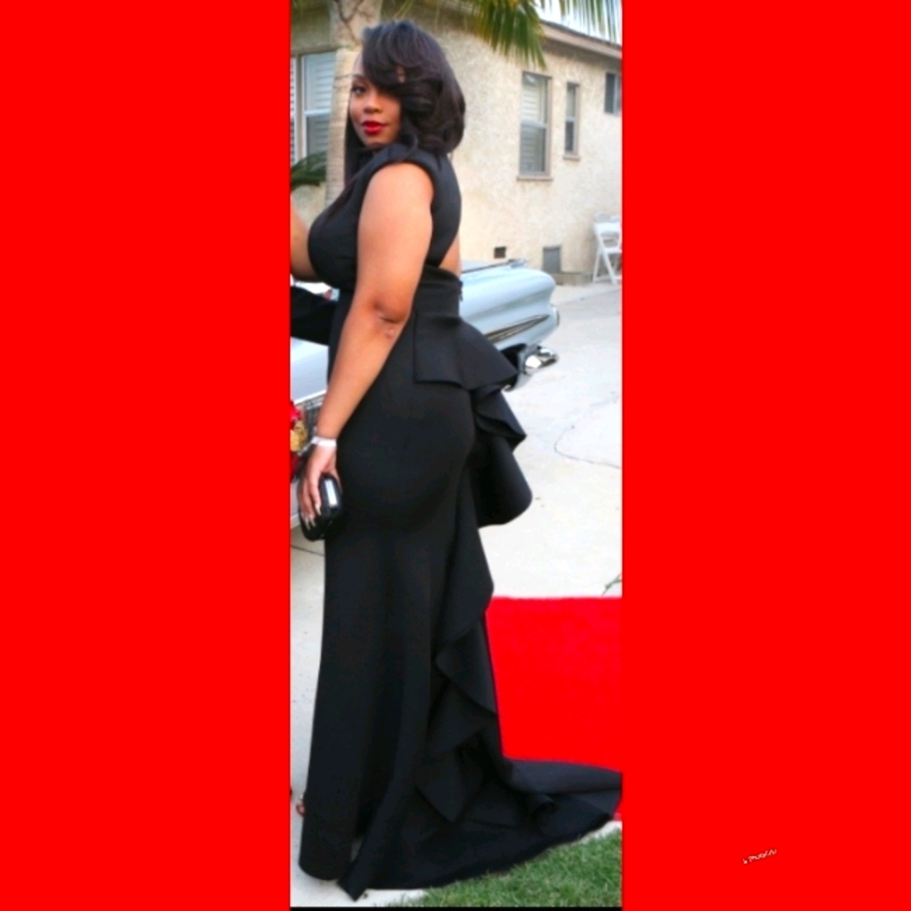 Black formal dress
